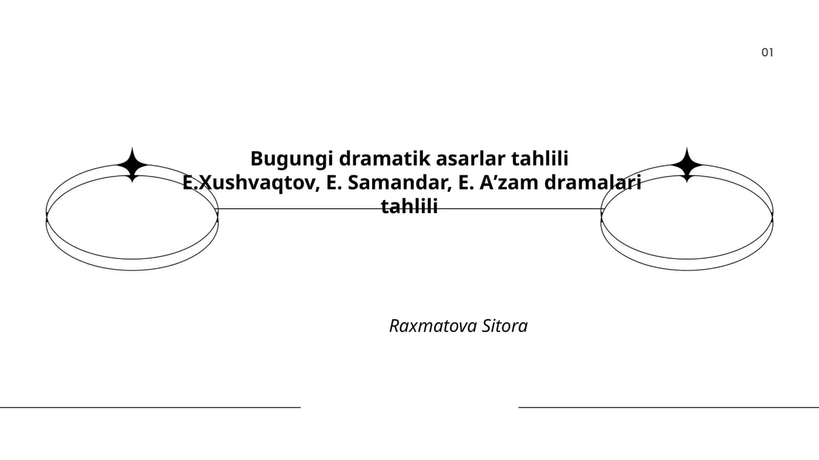 E.Xushvaqtovning dramatik asarlaridagi asosiy mavzular