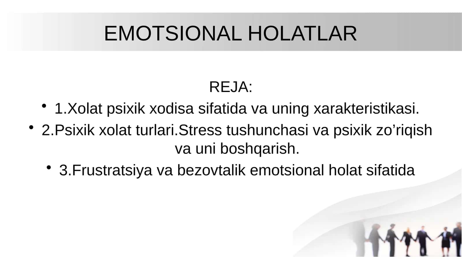 EMOTSIONAL HOLATLAR