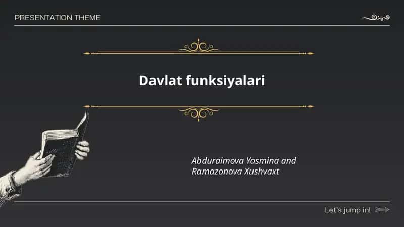 Davlat funksiyalari