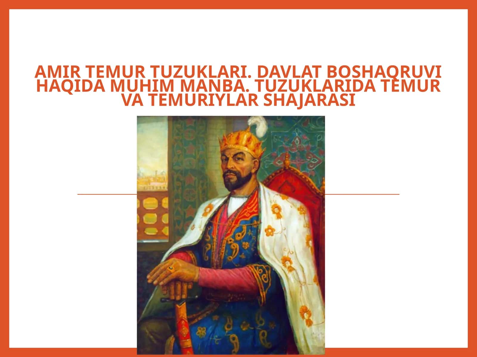 Amir Temur Tuzuklari