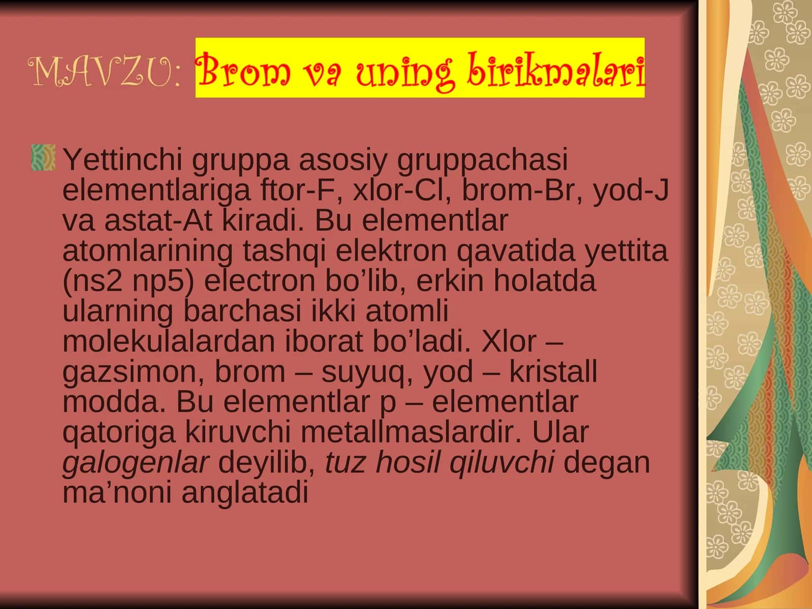 Brom elementi