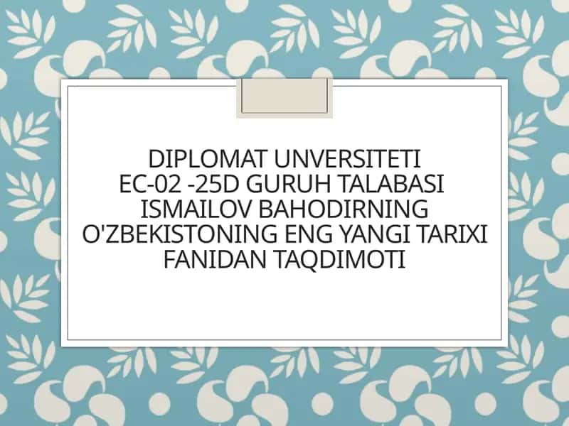 O‘zbekiston Respublikasi prezidentining vakolatlari