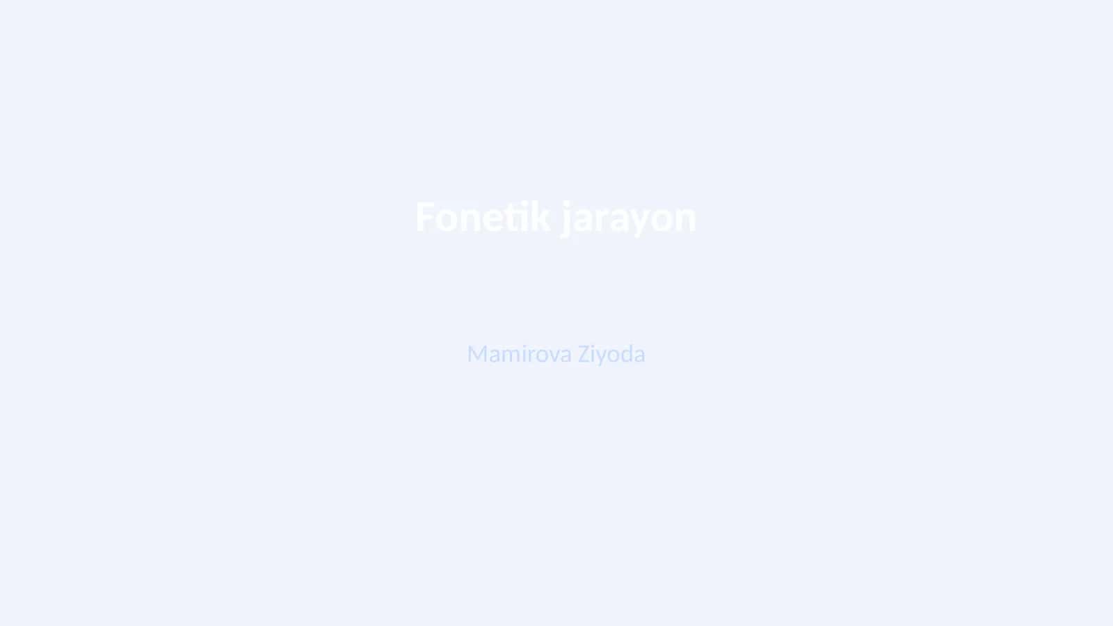 Fonetik jarayon