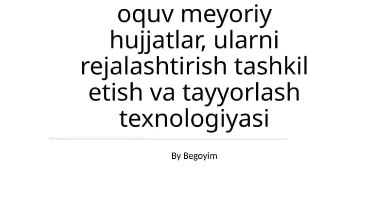 O'quv dizayni