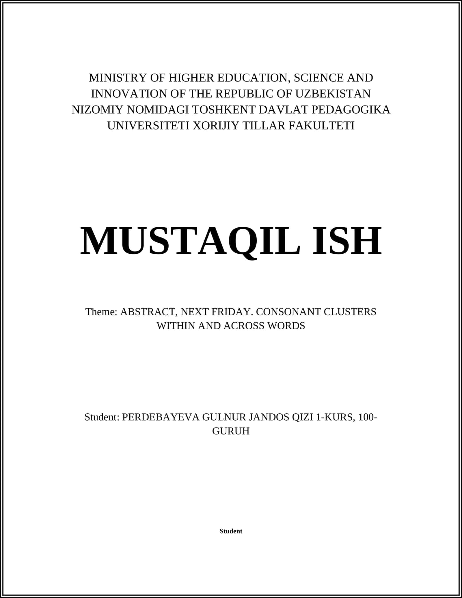 Historical Development of Consonant Clusters in English
