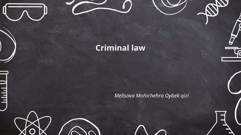 Criminal law