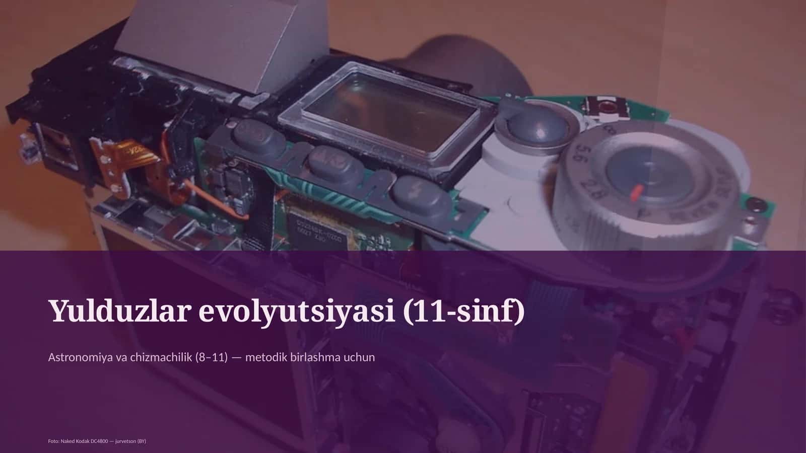 Yulduzlar evolyutsiyasi (11-sinf)