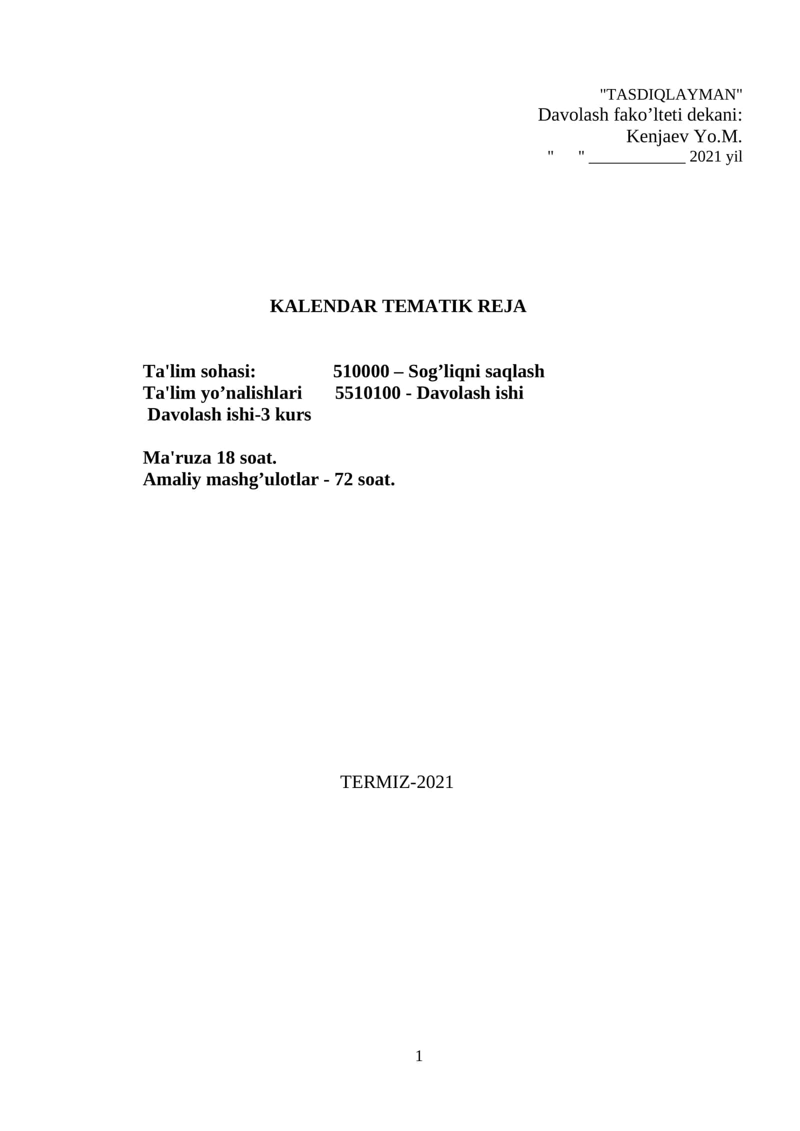 Kirish. Klinik anatomiya (operativ xirurgiya va topografik anatomiya) fani haqida tushuncha
