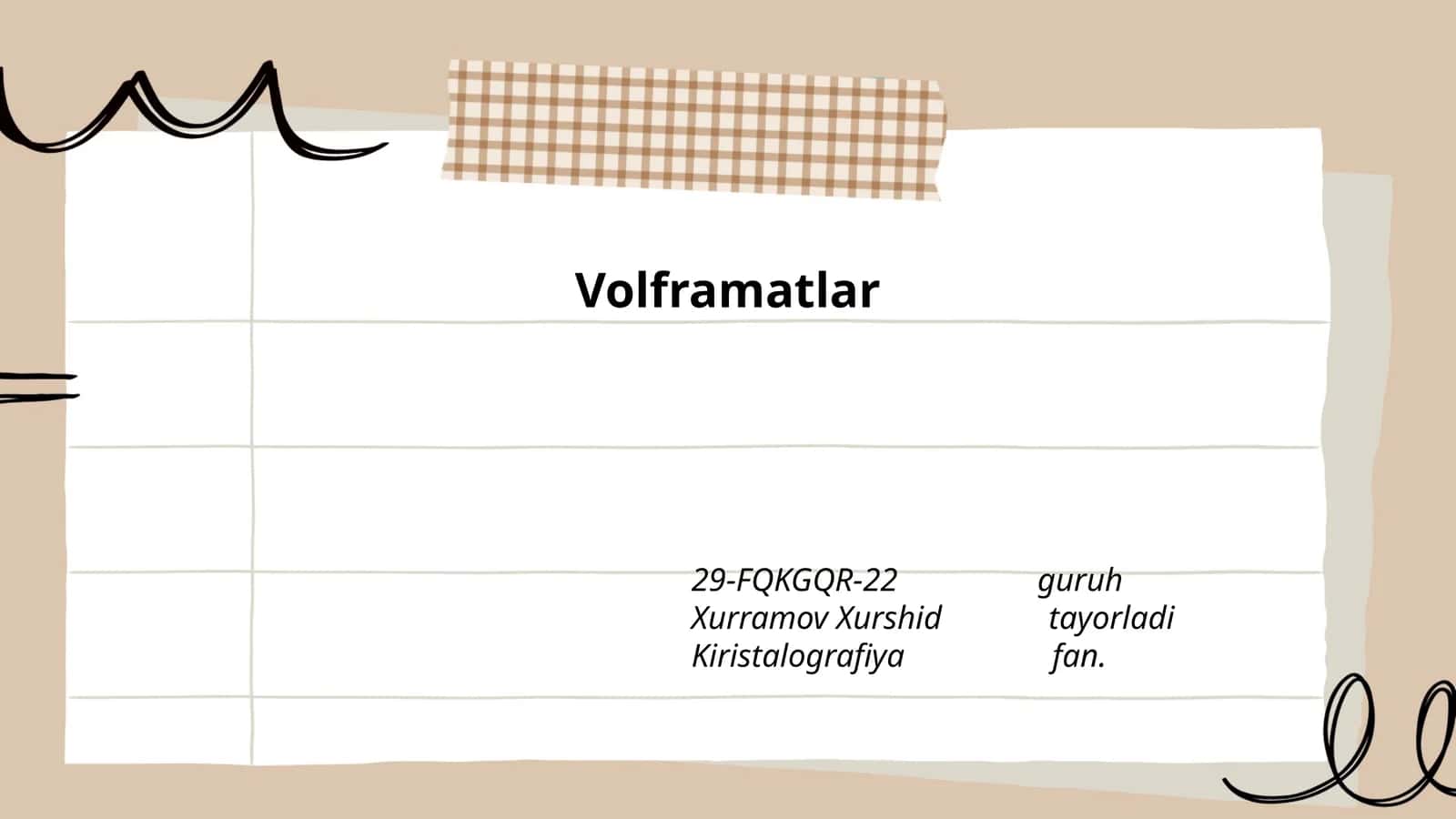 Volframatlar
