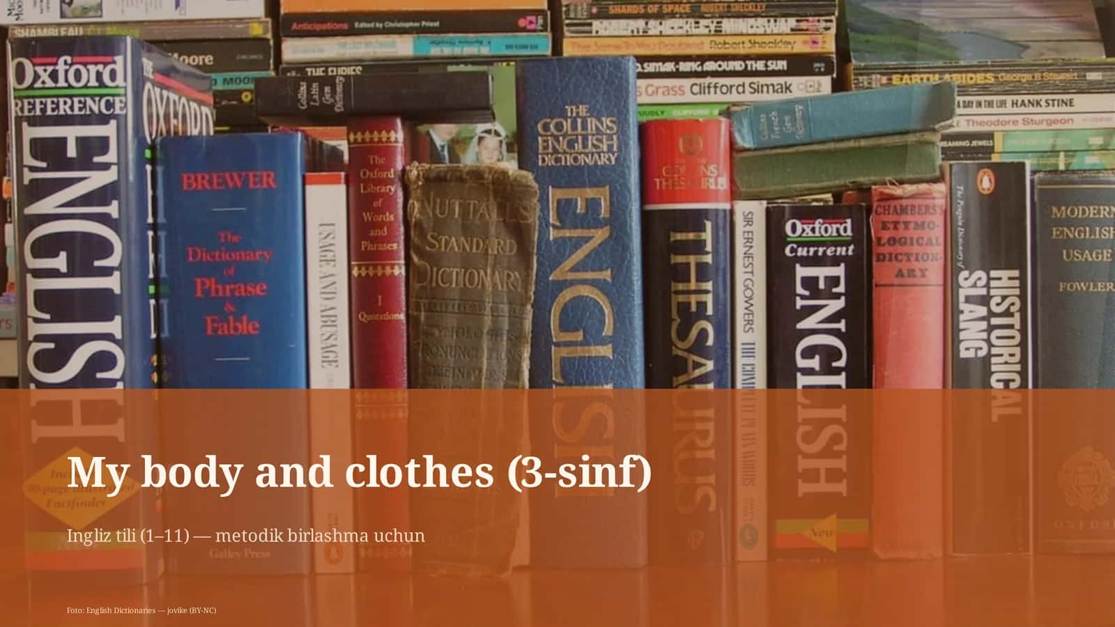 My body and clothes (3-sinf)