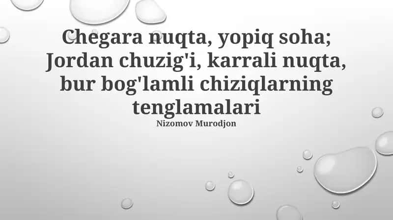 Ko'p nuqtalar geometriyada, masalan, 2 o'lchovli tekislikda 3 dan ortiq nuqtalarning bir-biriga nisbatan joylashuvini