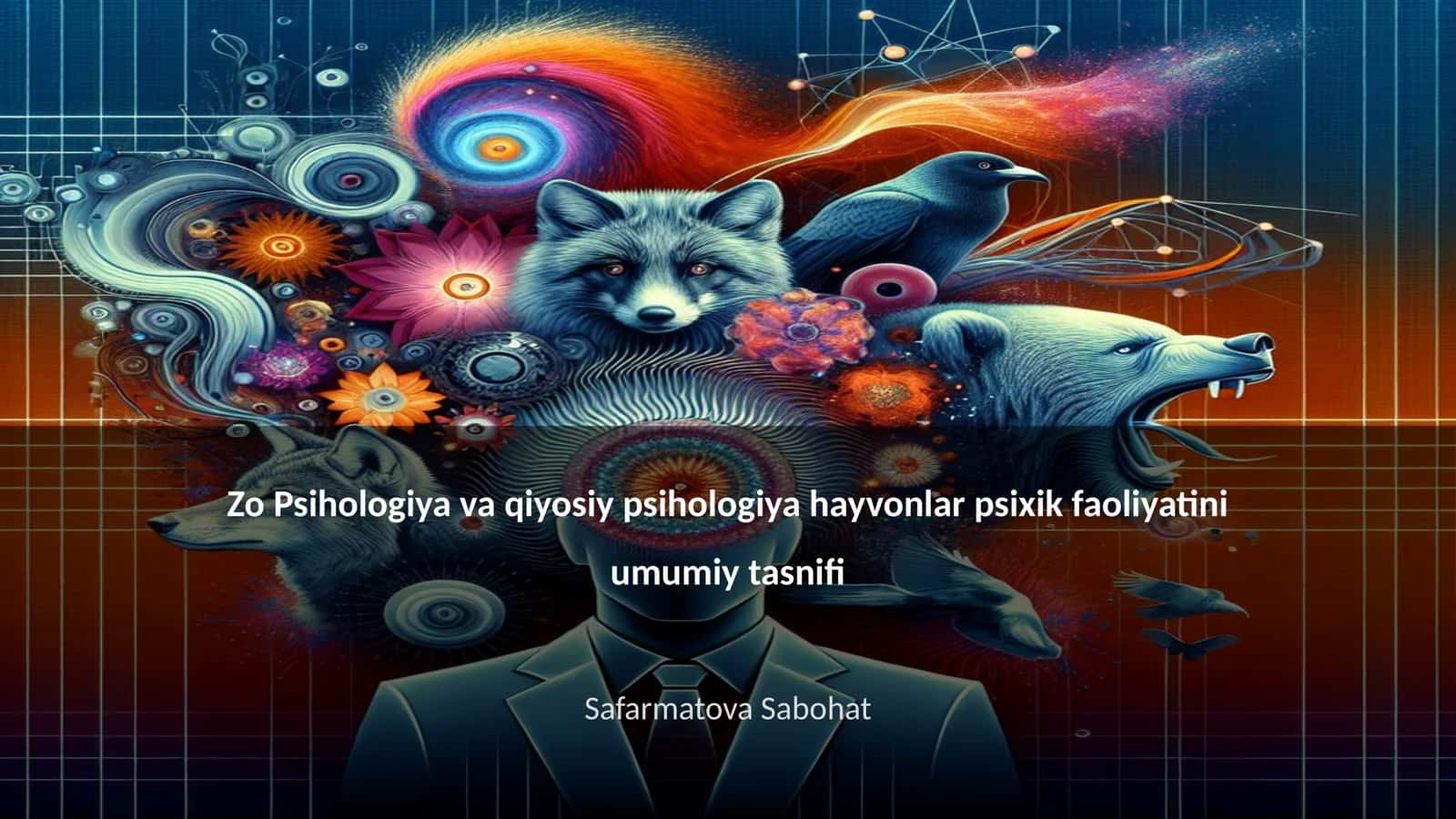 Zo Psihologiya va qiyosiy psihologiya hayvonlar psixik faoliyatini umumiy tasnifi