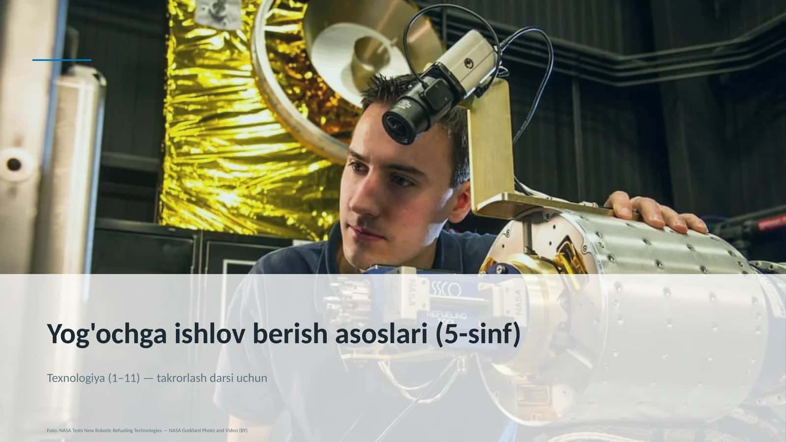 Yog'ochga ishlov berish asoslari (5-sinf)