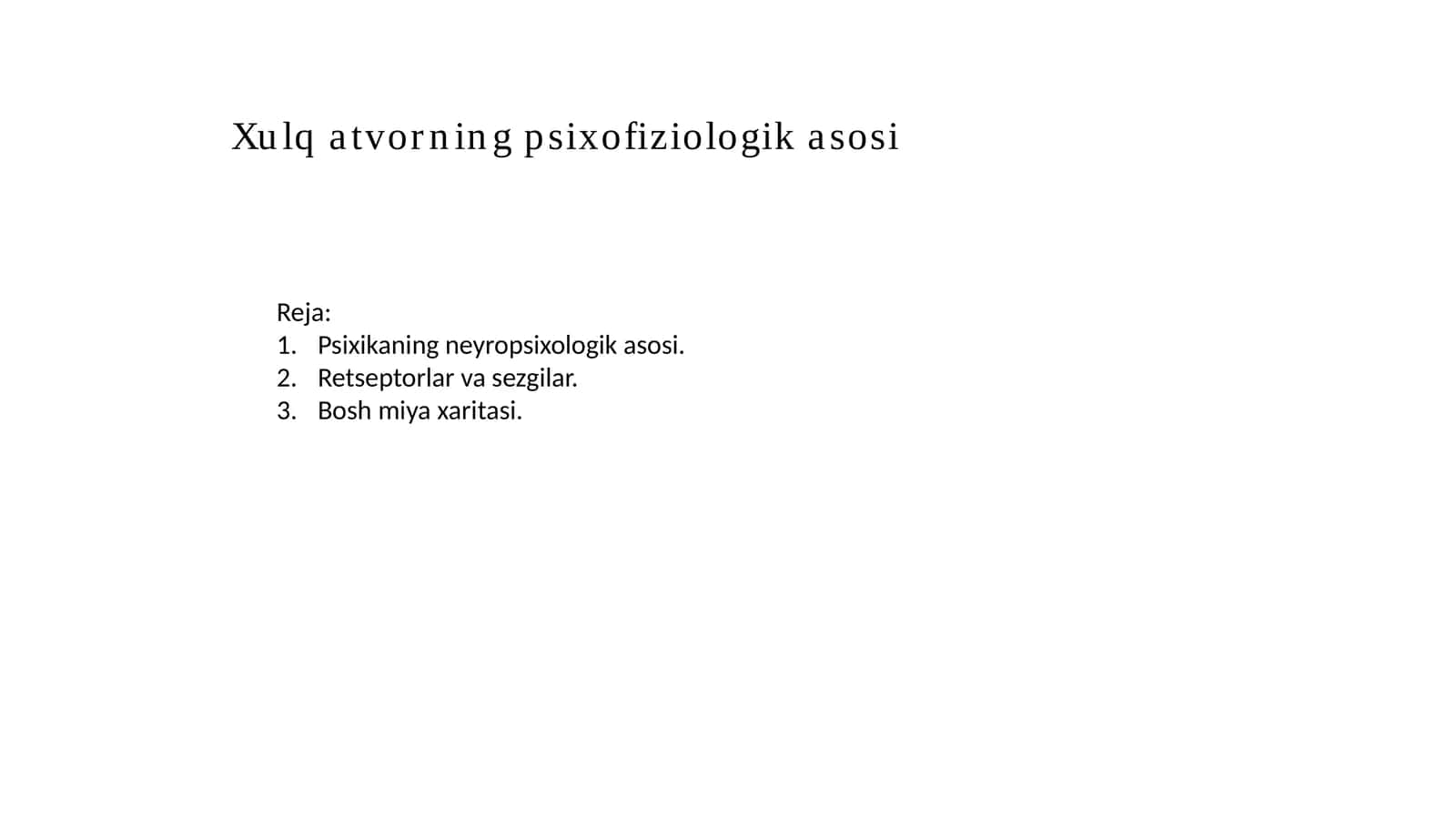 Xulqatvorni psixofiziologikasosi