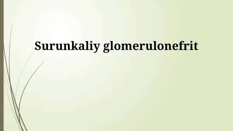 Surunkaliy glomerulonefrit