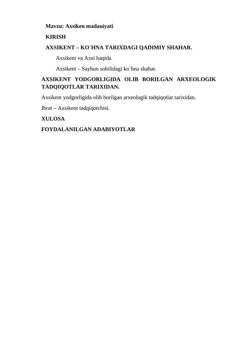 Axsiken madaniyati