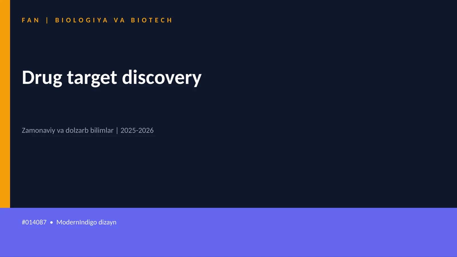 Drug target discovery
