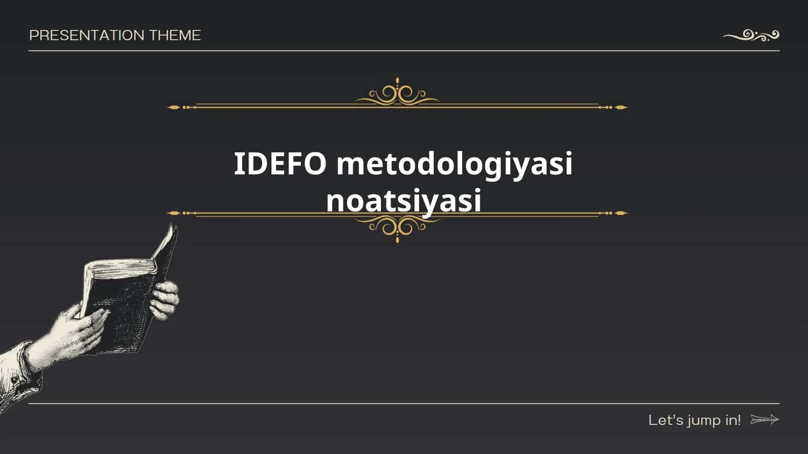 IDEFO metodologiyasi noatsiyasi