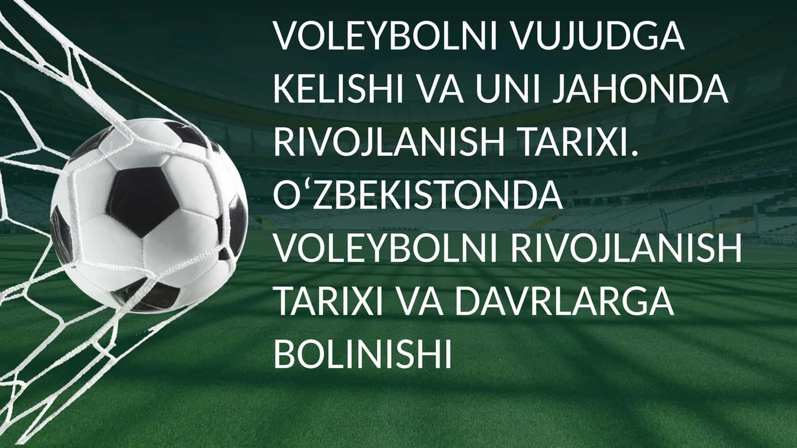 Voleybol tarixi