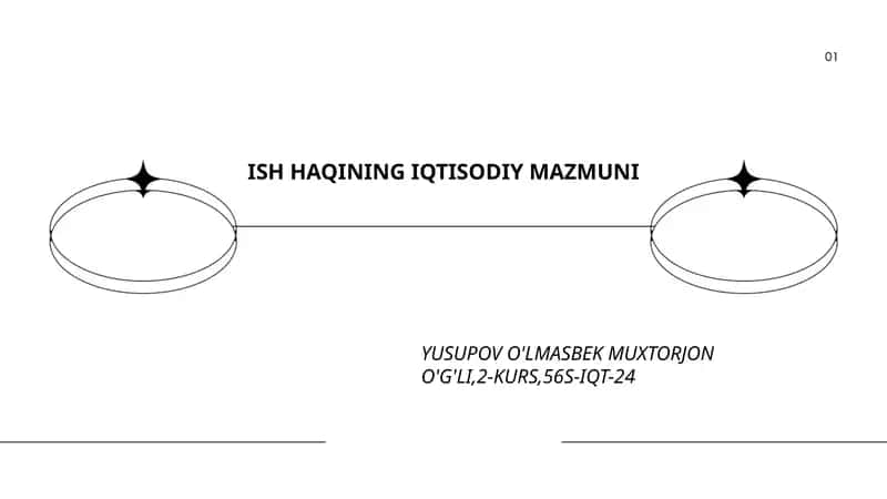 Ish haqining iqtisodiy mazmuni