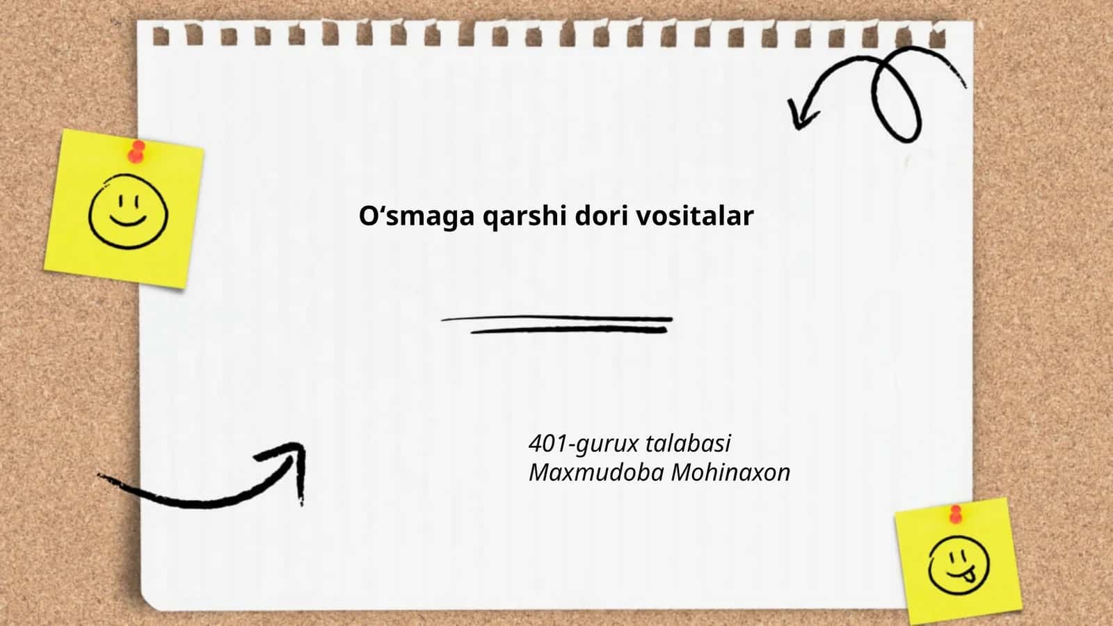 Oʻsmaga qarshi dori vositalar
