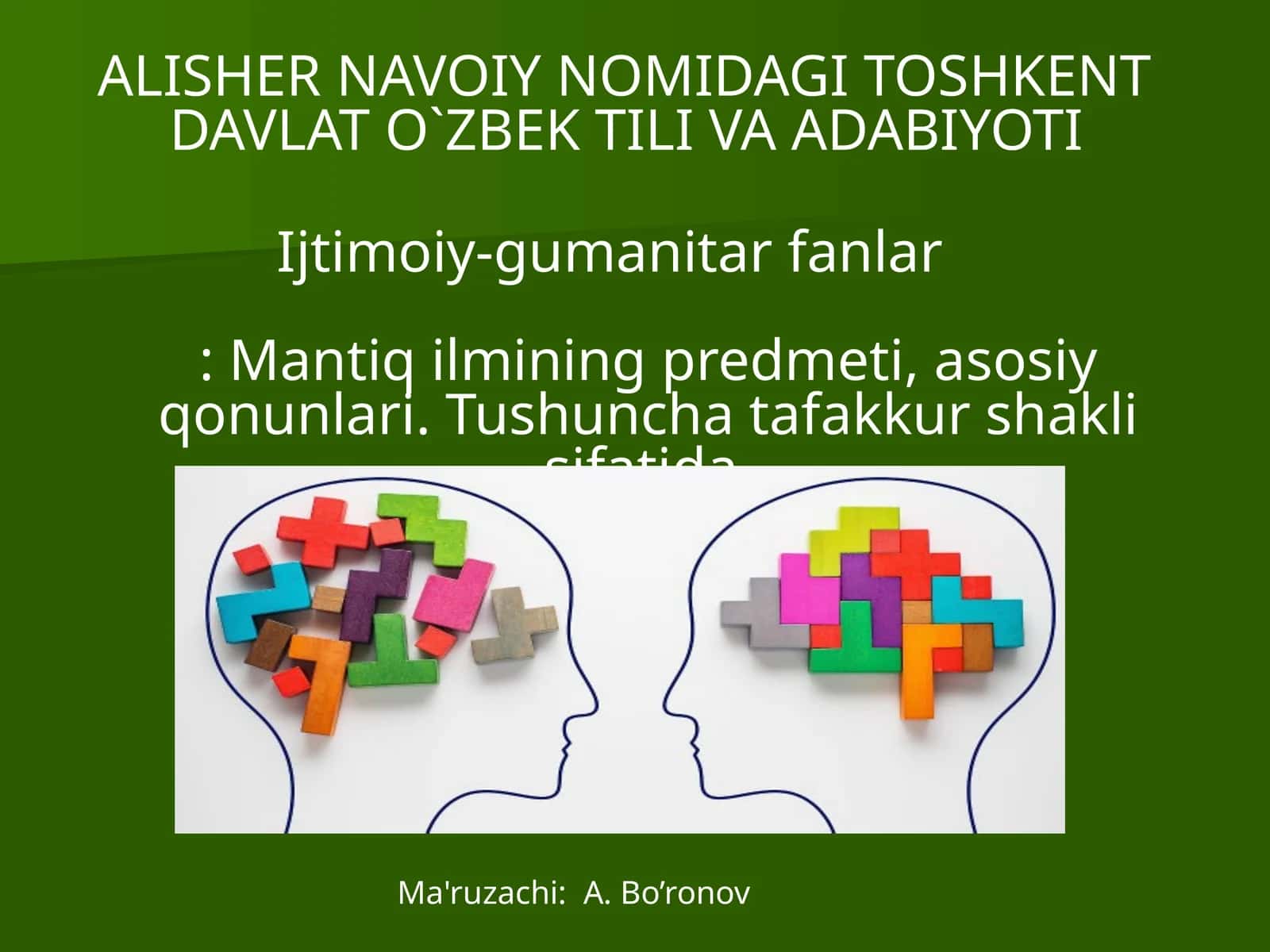 TAFIANNOMI IJTIMOIY-FANLARNI O'RGANISHDA MUHIM