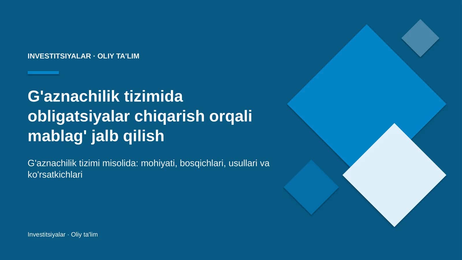 g'aznachilik tizimida obligatsiyalar chiqarish orqali mablag' jalb qilish 4266