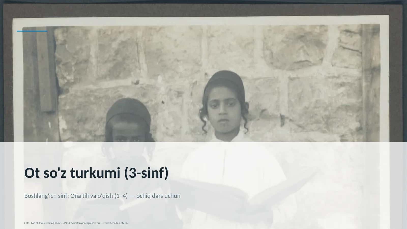 Ot so'z turkumi (3-sinf)