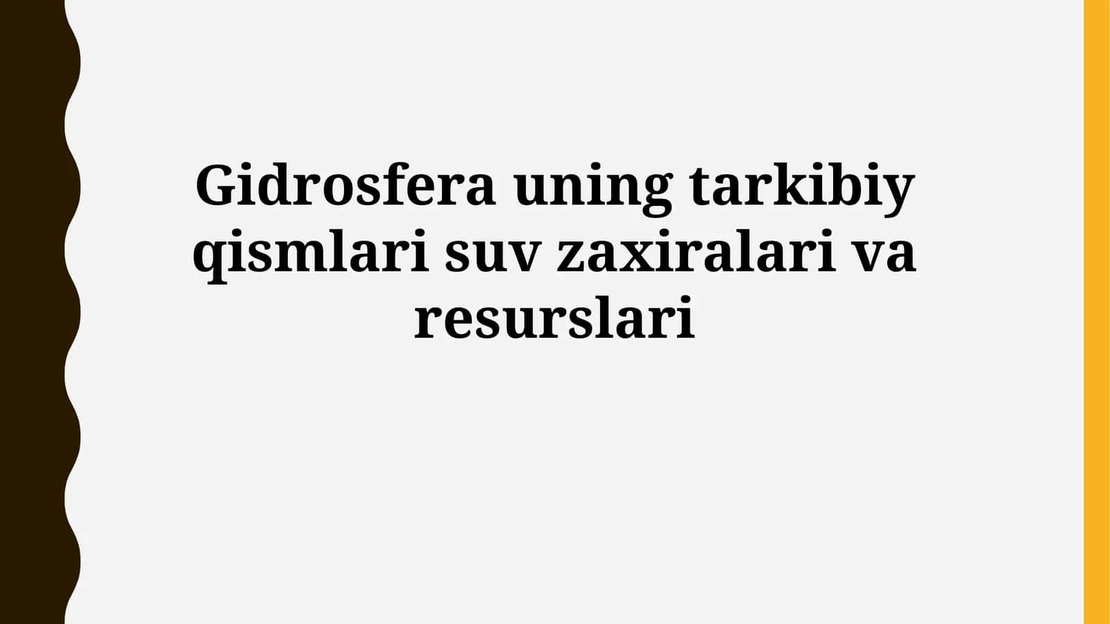 Gidrosfera
