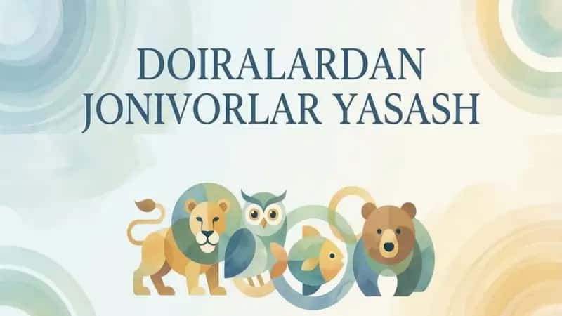 doiralardan jonivorlar yasaymiz
