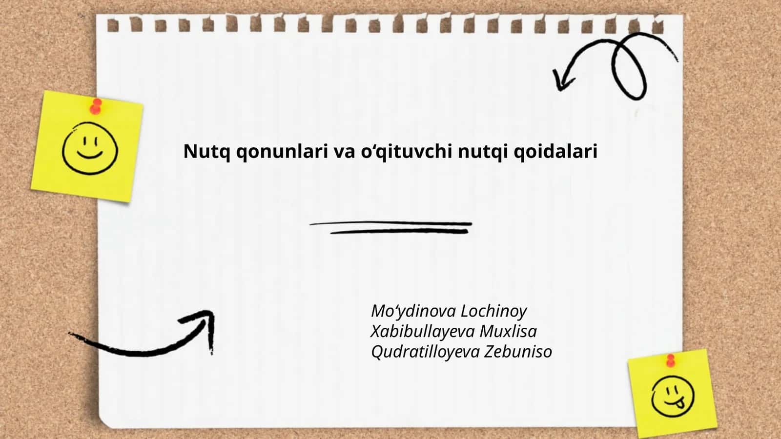 Nutq qonunlari va o‘qituvchi nutqi qoidalari