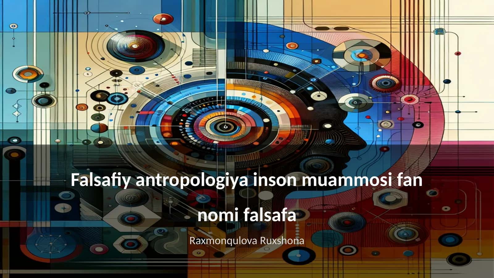 Falsafiy antropologiya inson muammosi