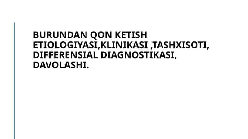 Burundan qon ketish