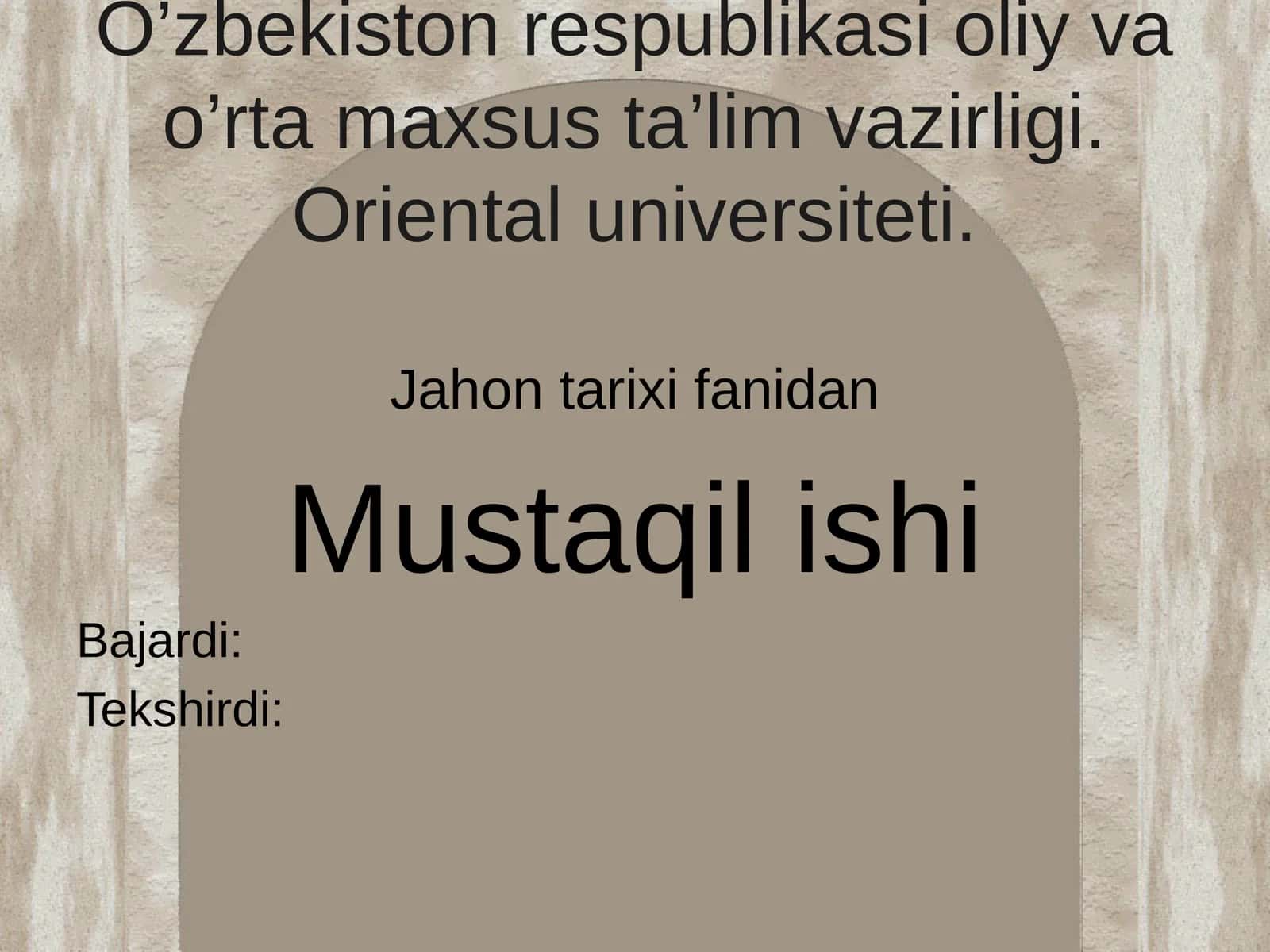 Abu Ali Ibn Sinoning ta'lim sohasidagi qarashlari