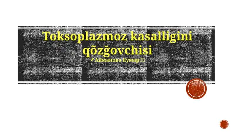 Toksoplazmoz kasalligini qõzğovchisi