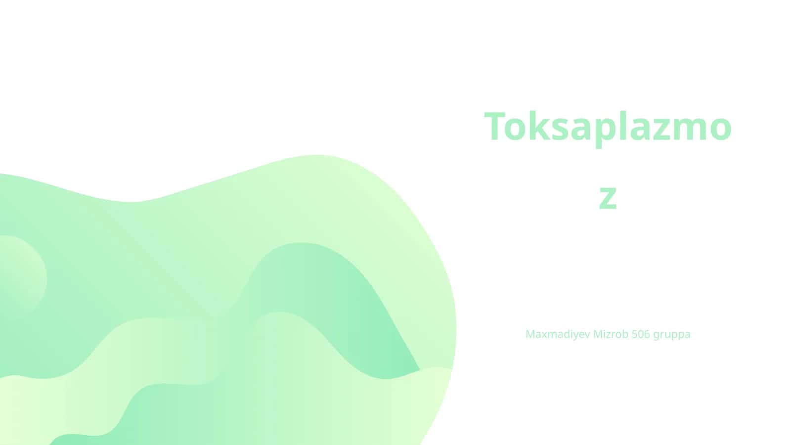 Toksaplazmoz