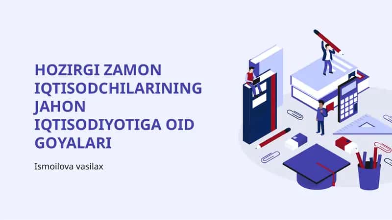 Zamonaviy iqtisodiyot mohiyati