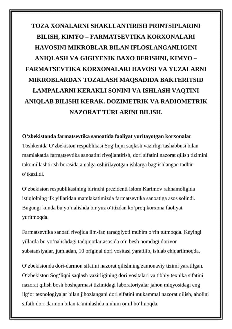 Farmatsevtika Sanoati