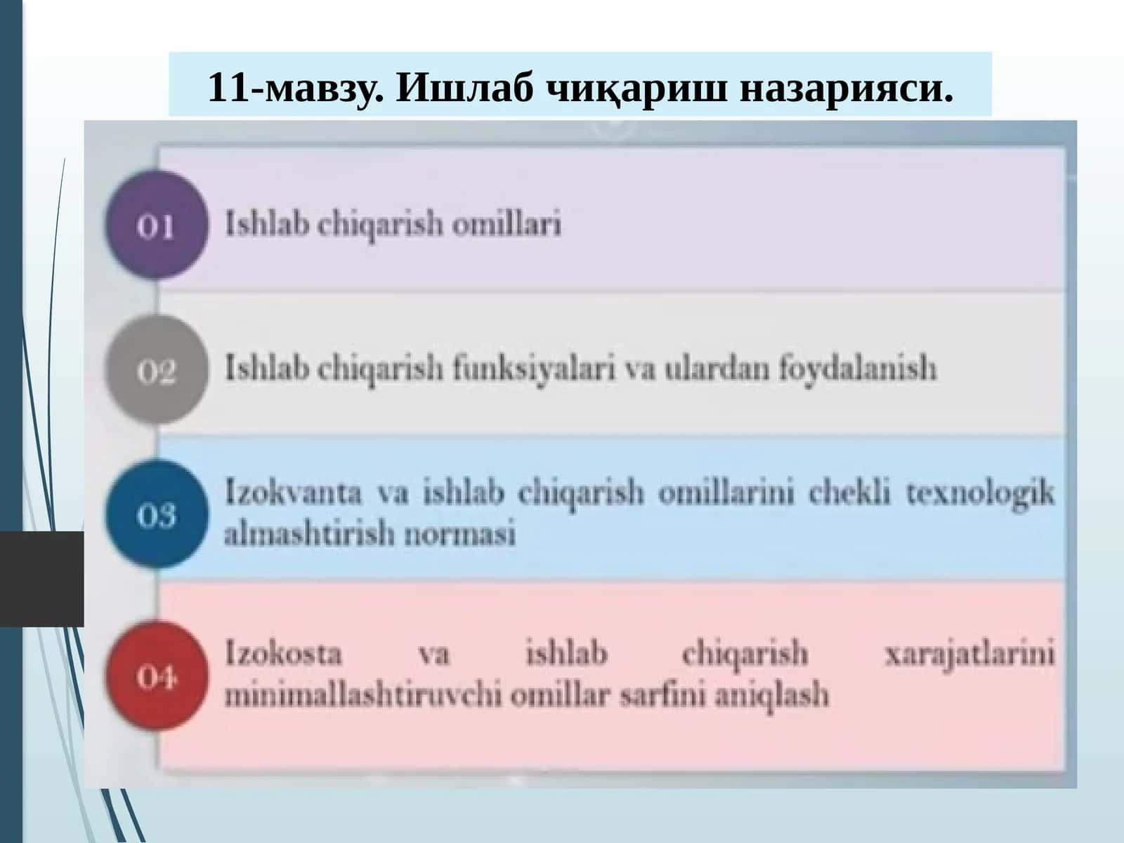 Ишлабчиқаришназарияси