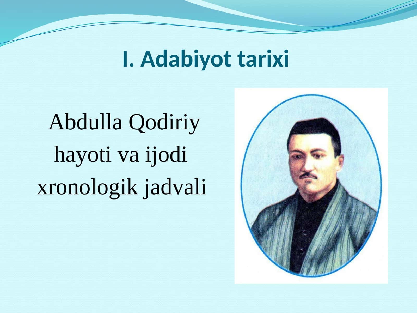 Abdulla Qodiriy "O‘tkan Kunlar"