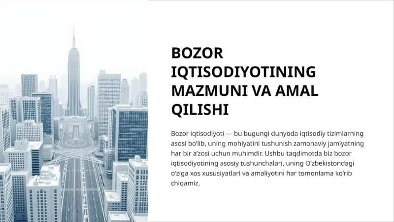 Bozor Iqtisodiyoti