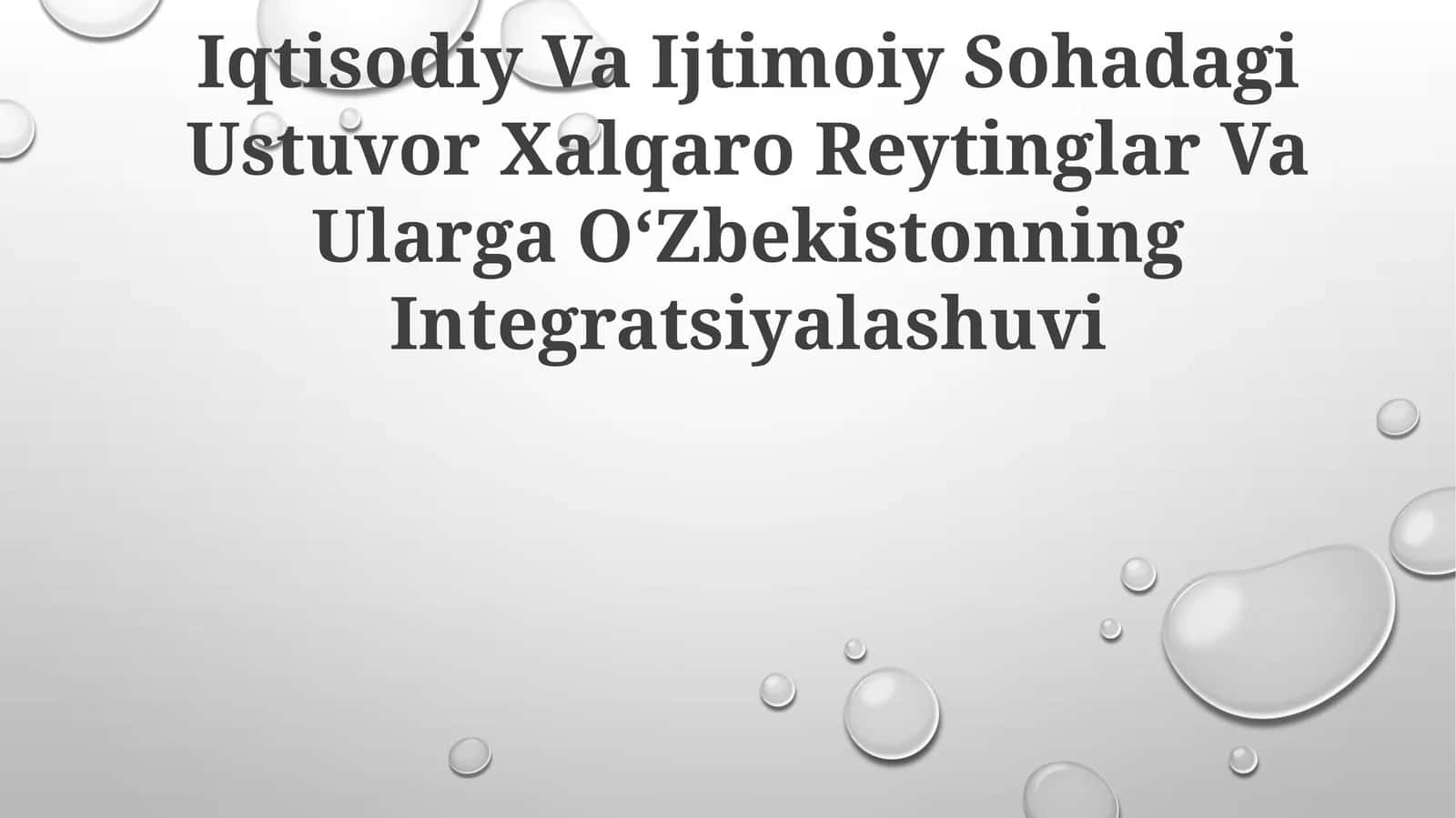Xalqaro Reytinglar