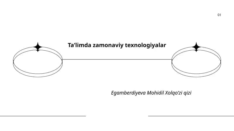 Taʼlimda zamonaviy texnologiyalar