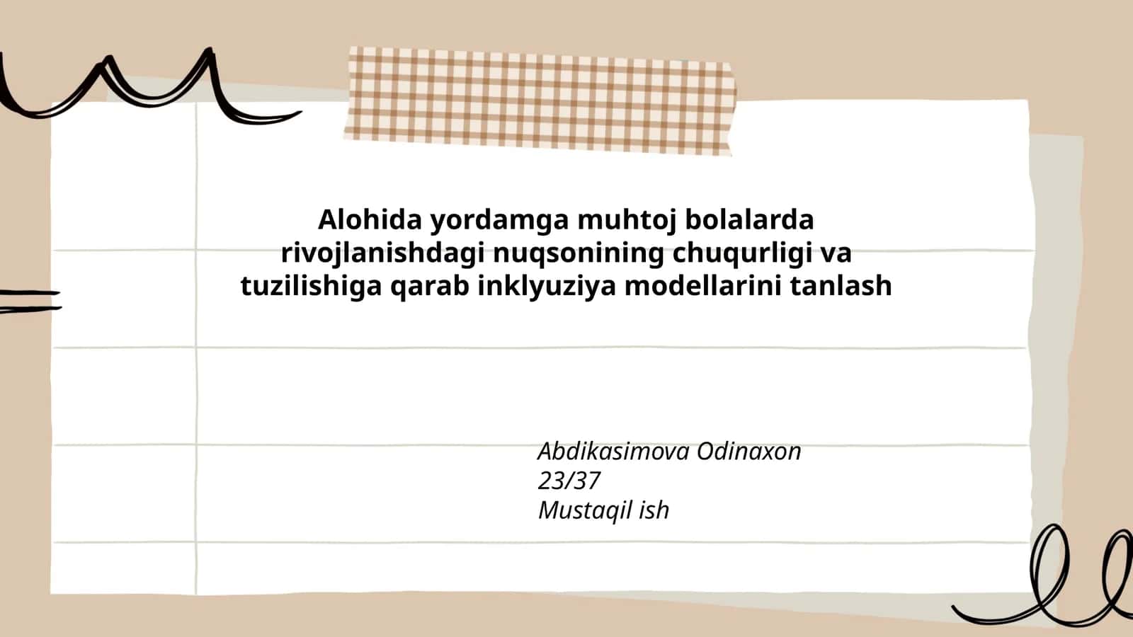 Inkluziv ta'lim tizimlari
