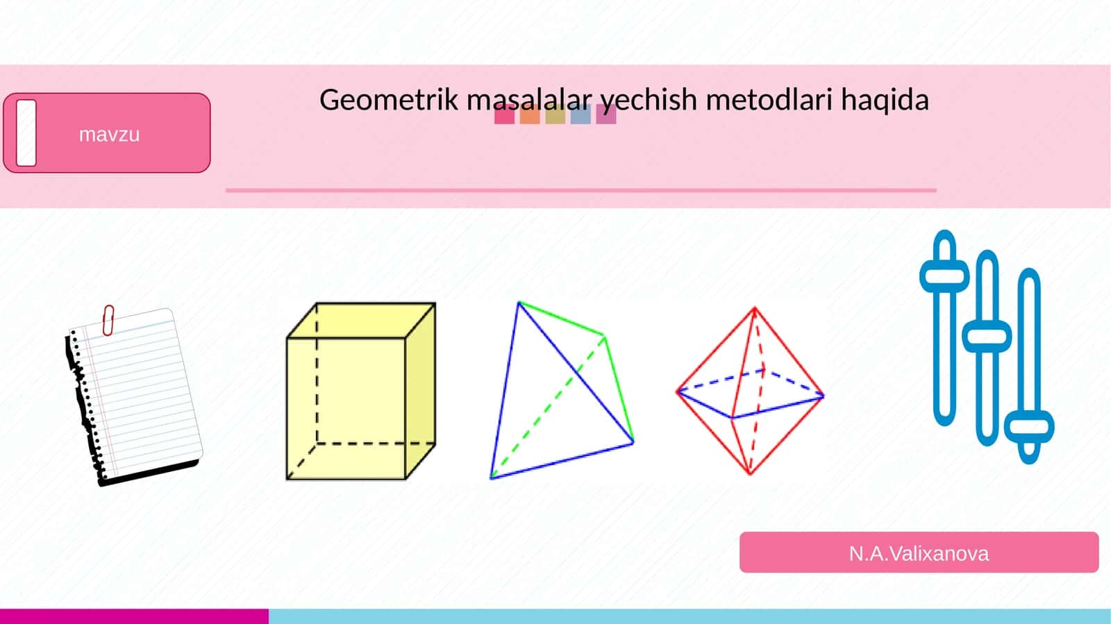 Geometrik masalalar yechish metodlari haqida
