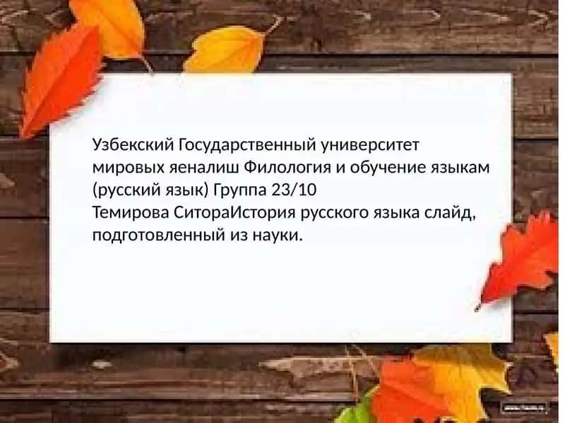 Имя существительное. Морфология