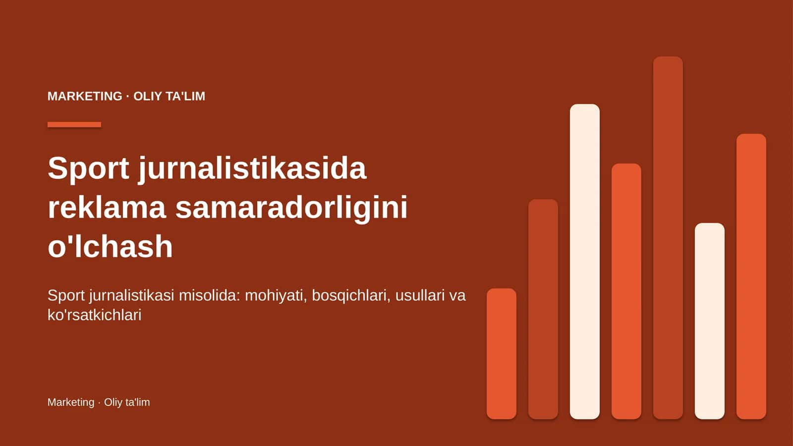 sport jurnalistikasida reklama samaradorligini o'lchash 8795
