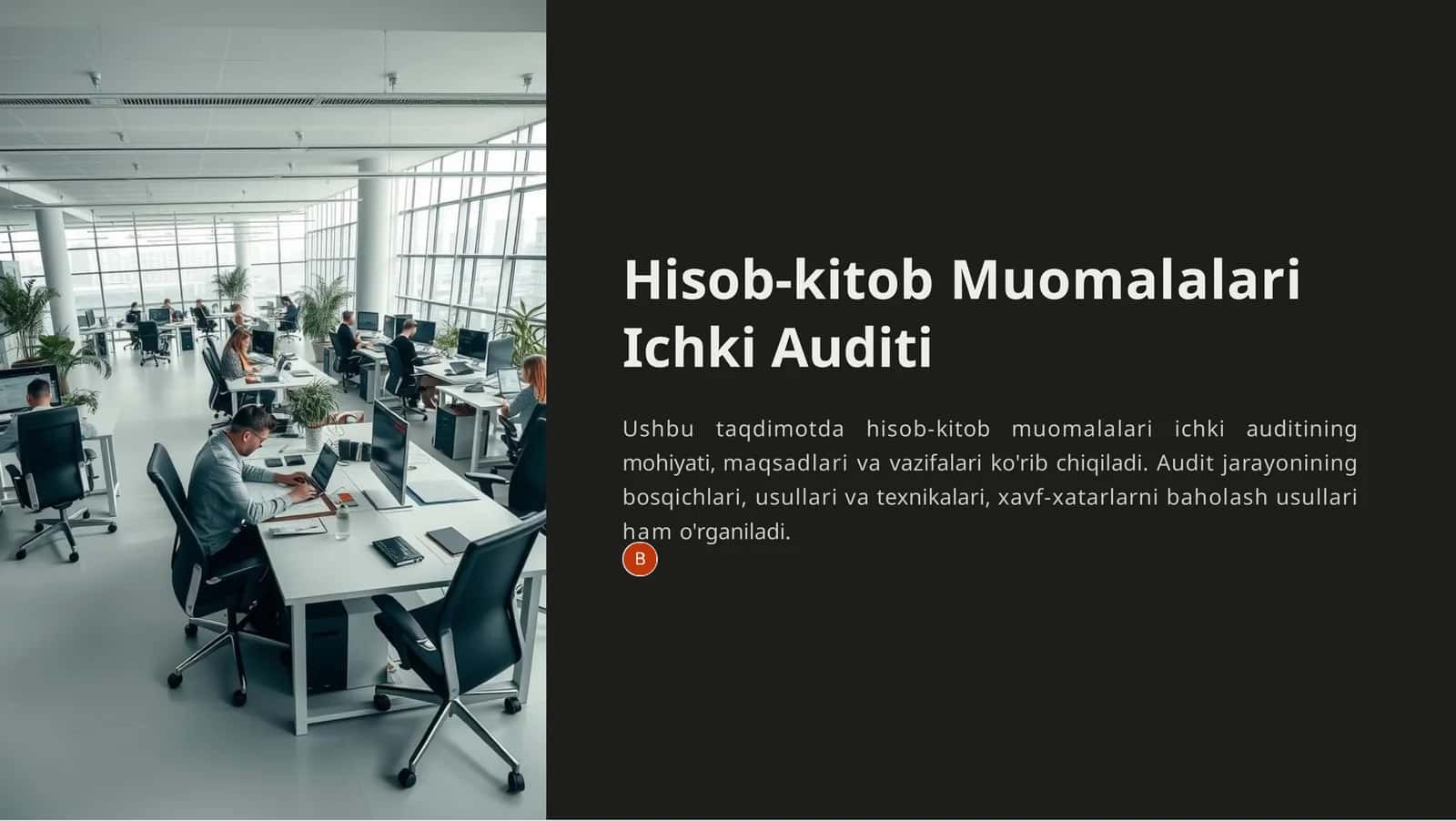 Hisob-kitob Muomalalari Ichki Auditi