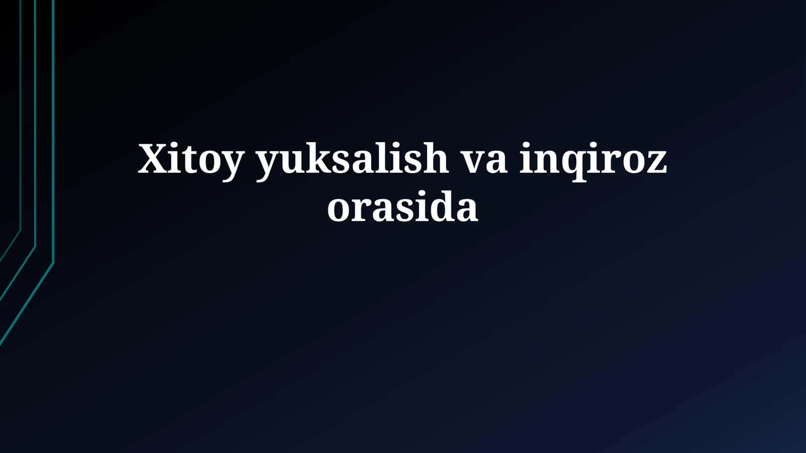 Xitoyning 5000 yillik tsivilizatsiyasi Konfutsiy taʼlimoti