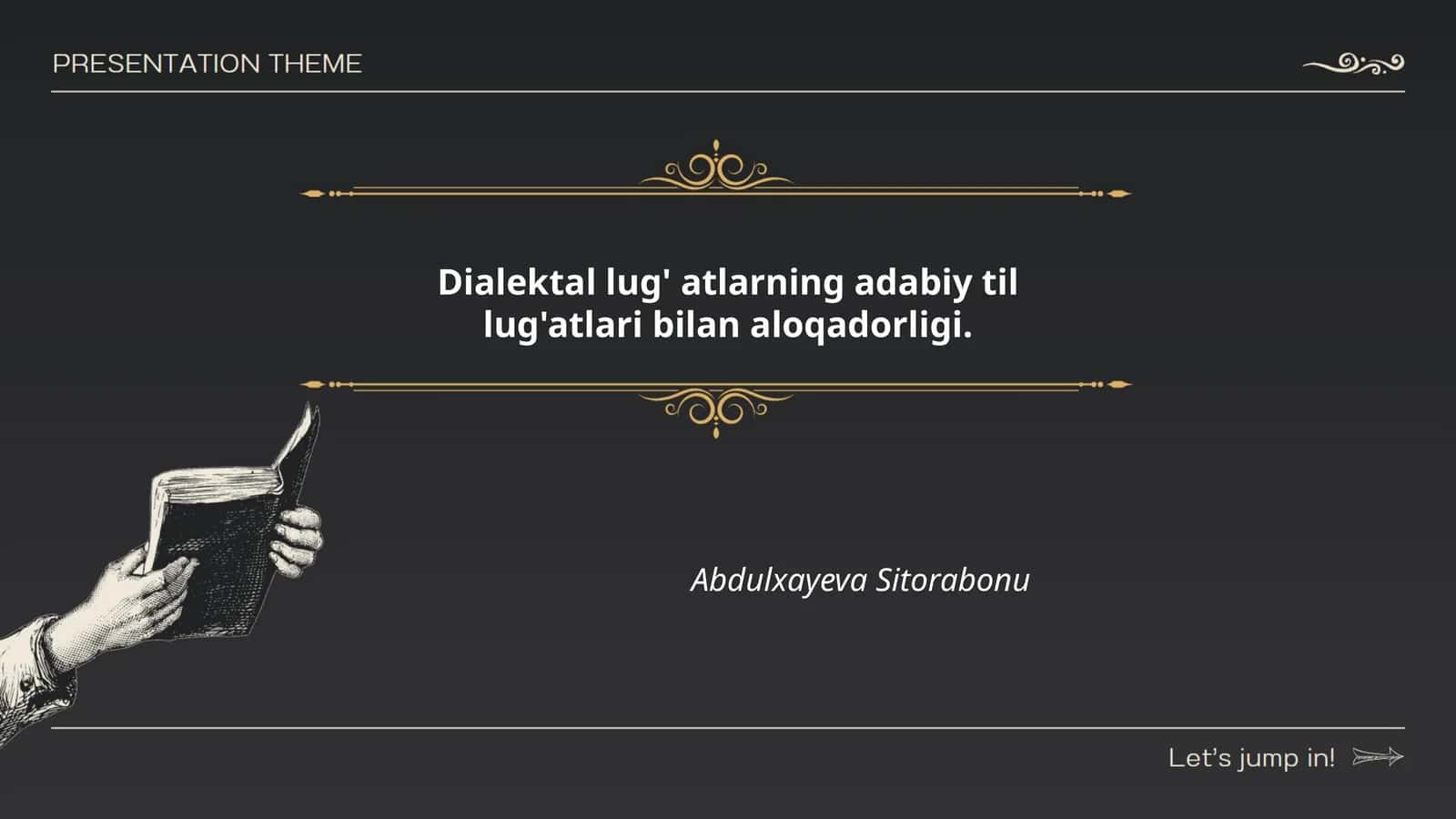 Dialektal lug' atlarning adabiy til lug'atlari bilan aloqadorligi